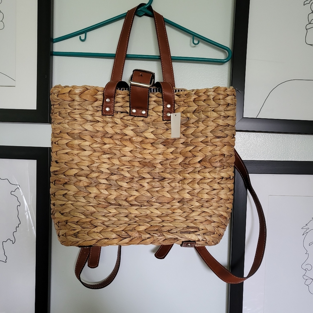 🍪 Straw Book Bag